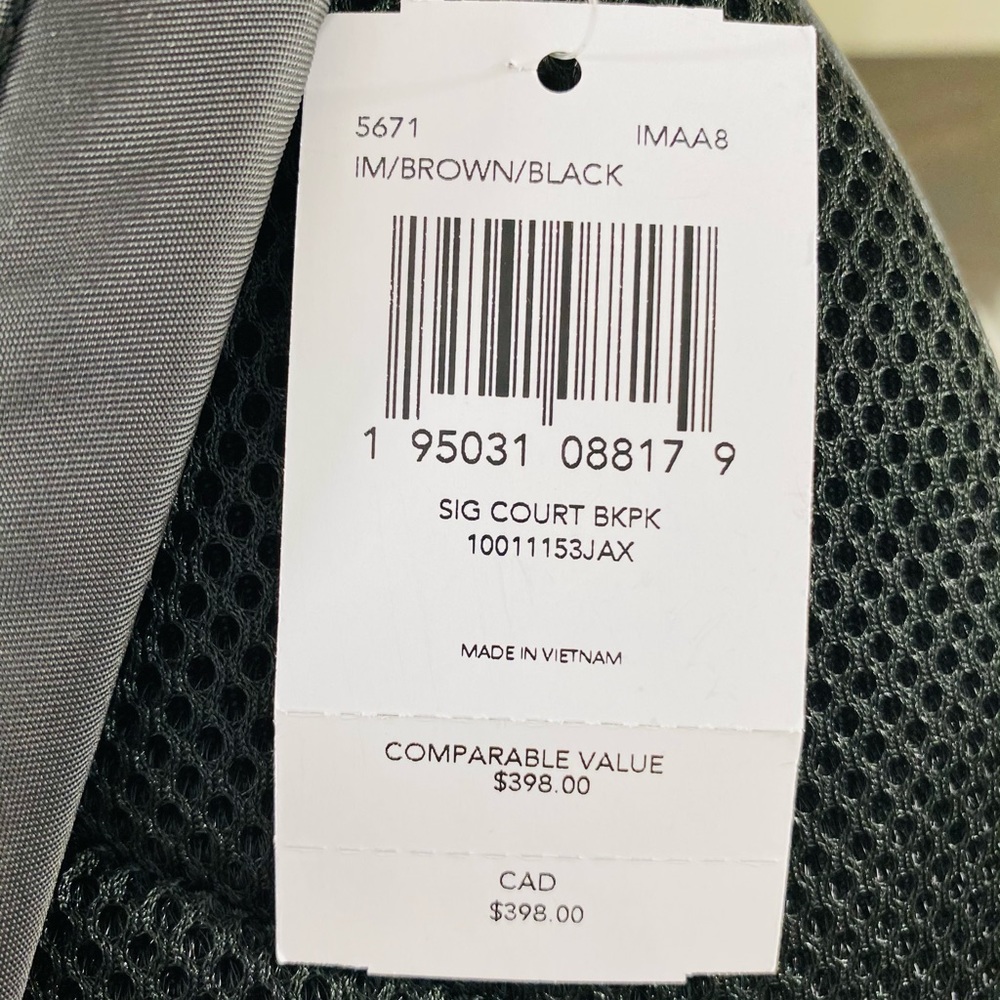COACH Signature Court Backpack - Picture 10 of 12